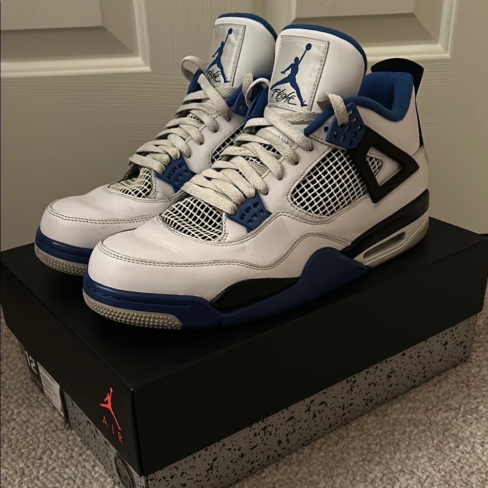 Great Condition Air Jordan 4 Retro Motorsports 2016 Men’s Size 12 - Royal Blue